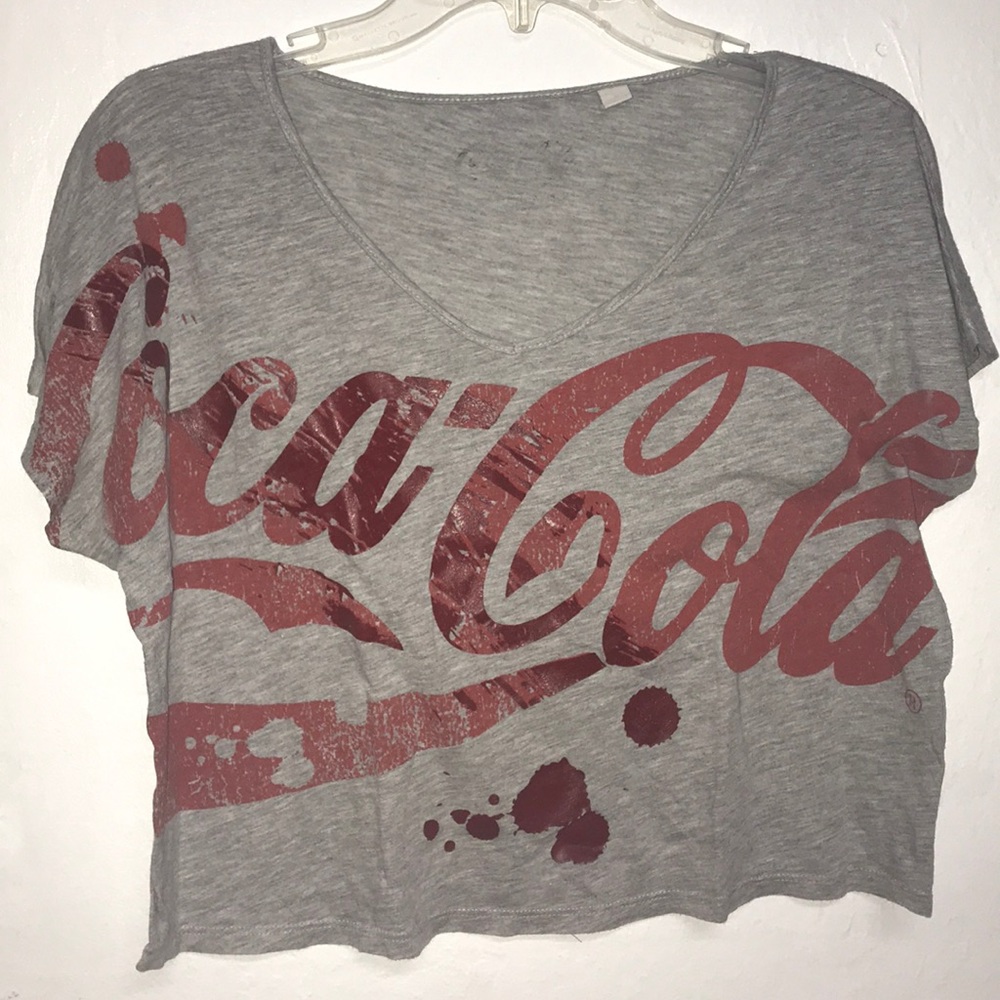 coca cola cropped tee